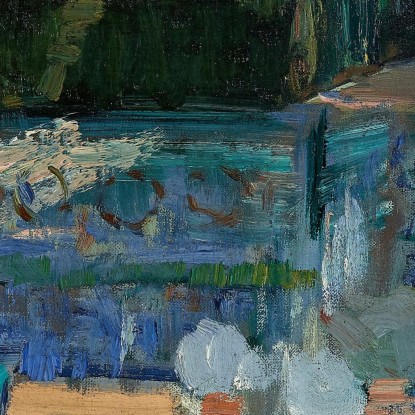 Corte Delle Danze Alcázar Siviglia Joaquín Sorolla jsr26 quadro stampato su tela