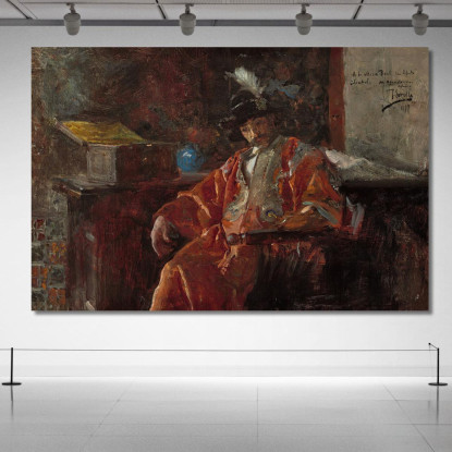 Figura Di Un Mercante Joaquín Sorolla jsr38 quadro stampato su tela