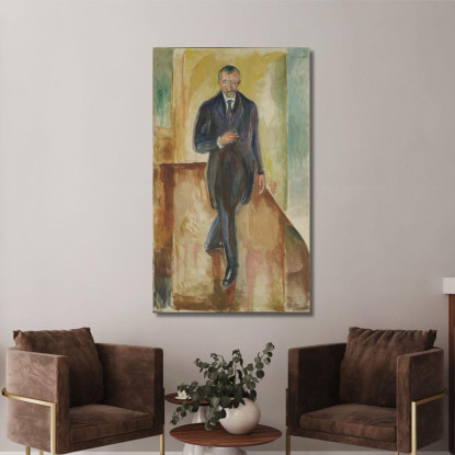 Thorvald Lochen Edvard Munch em362 quadro stampato su tela