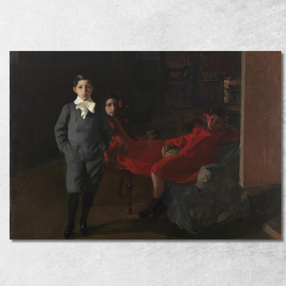 I Miei Figli Joaquín Sorolla jsr65 quadro stampato su tela