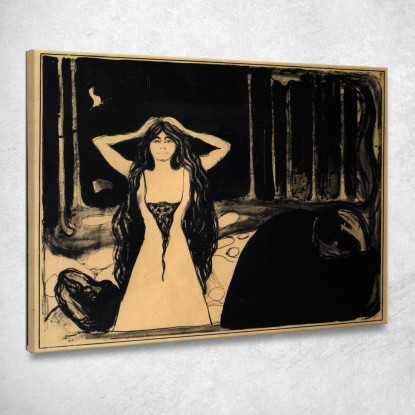 Ceneri Del Tuono Ii Edvard Munch em365 quadro stampato su tela