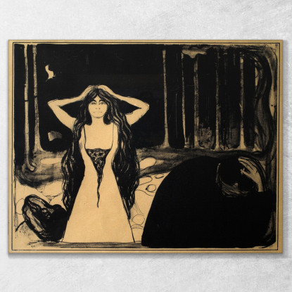 Ceneri Del Tuono Ii Edvard Munch em365 quadro stampato su tela