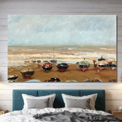 Tarde Tormentosa Pomeriggio Tempestoso Joaquín Sorolla jsr104 quadro stampato su tela
