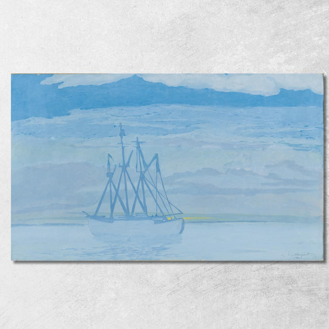 Peschereccio Sul Mare Léon Spilliaert lsp23 quadro stampato su tela
