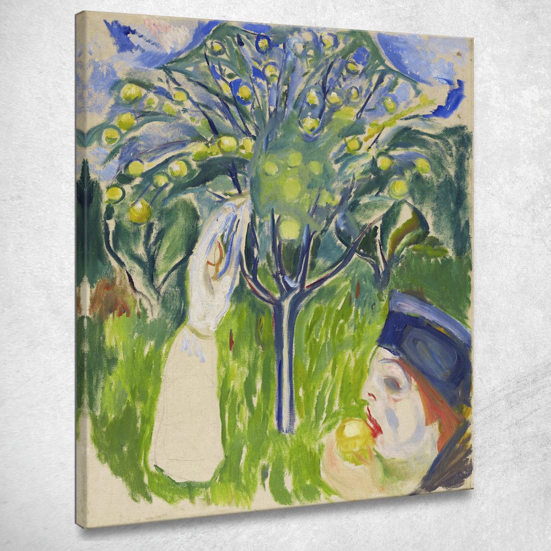 Due Donne In Giardino Edvard Munch em375 quadro stampato su tela