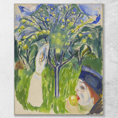 Due Donne In Giardino Edvard Munch em375 quadro stampato su tela