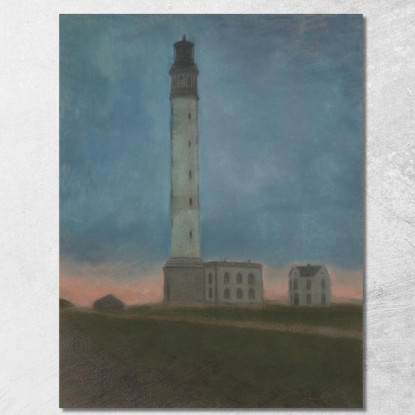 Il Faro Di Ostenda All'Alba Léon Spilliaert lsp34 quadro stampato su tela