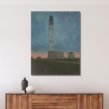 Il Faro Di Ostenda All'Alba Léon Spilliaert lsp34 quadro stampato su tela