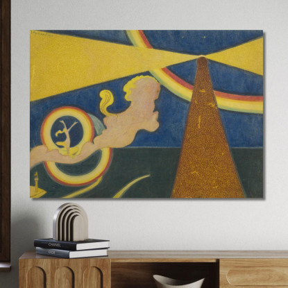 Il Faro Léon Spilliaert lsp35 quadro stampato su tela