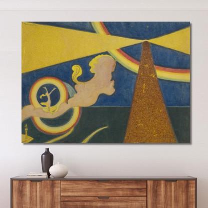 Il Faro Léon Spilliaert lsp35 quadro stampato su tela