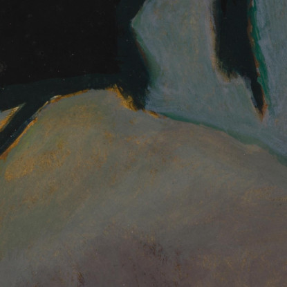 Paesaggio Con Il Tetto Rosso Léon Spilliaert lsp67 quadro stampato su tela