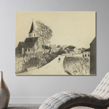 Landschap Voor In The Time That Nanette Was Lost' 2 Léon Spilliaert lsp68 quadro stampato su tela