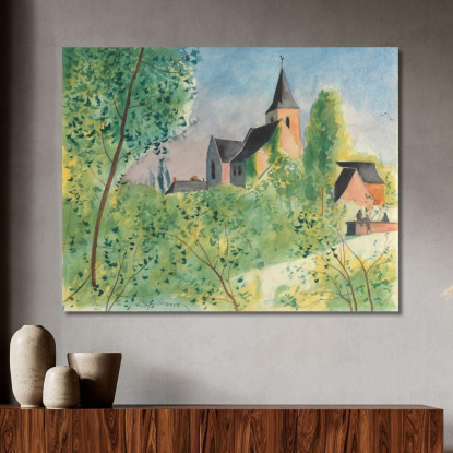 Landschap Voor All'Epoca Nanette Era Scomparsa' Léon Spilliaert lsp69 quadro stampato su tela