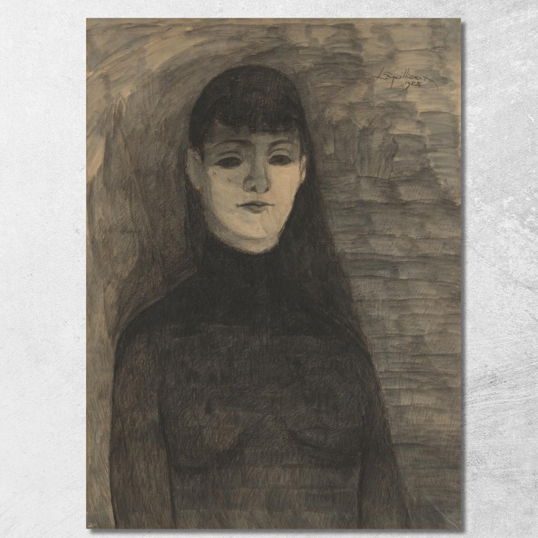 Malinconia Léon Spilliaert lsp84 quadro stampato su tela
