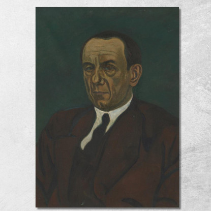 Ritratto Di Henri Vandeputte Léon Spilliaert lsp95 quadro stampato su tela