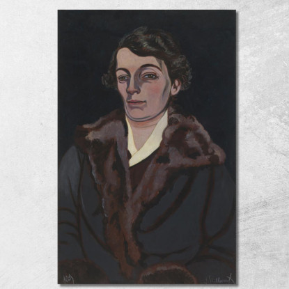 Ritratto Della Signora Storck-Hertoghe Léon Spilliaert lsp96 quadro stampato su tela