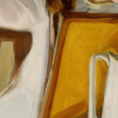 Ragazza Che Si Liscia I Capelli Magnus Enckell mek22 quadro stampato su tela
