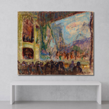 Vista Interna Dell'Opera Finlandese Magnus Enckell mek26 quadro stampato su tela