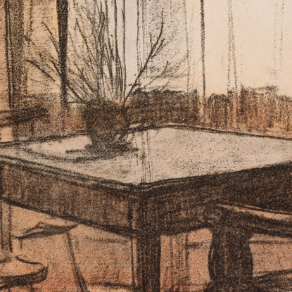 Interno Magnus Enckell mek27 quadro stampato su tela