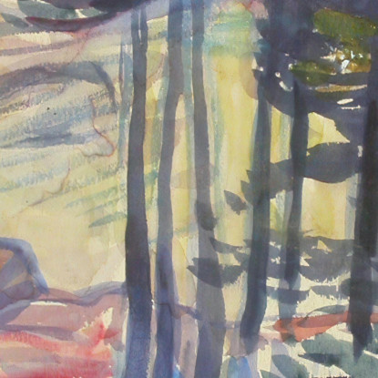 Paesaggio 4 Magnus Enckell mek31 quadro stampato su tela