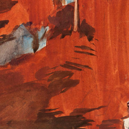 Paesaggio Con Una Donna Magnus Enckell mek38 quadro stampato su tela