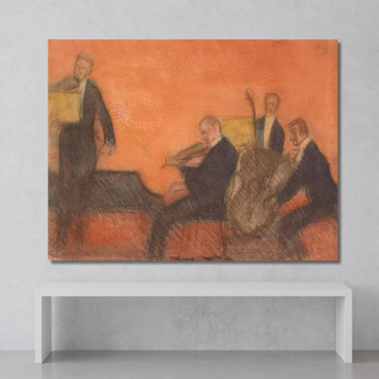 Musica Magnus Enckell mek45 quadro stampato su tela