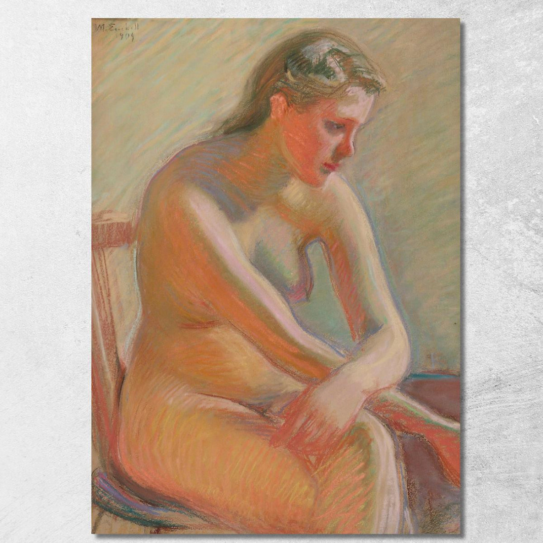 Nudo Magnus Enckell mek46 quadro stampato su tela