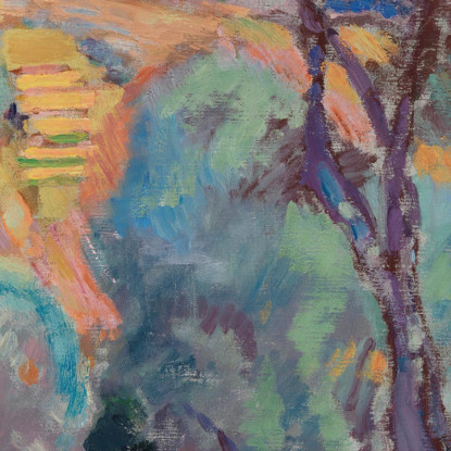 Vista Del Parco Da Sanremo Magnus Enckell mek48 quadro stampato su tela