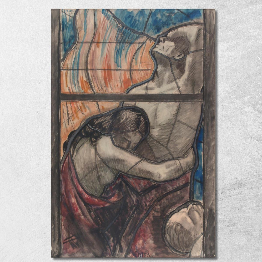 Purgatorio Magnus Enckell mek56 quadro stampato su tela