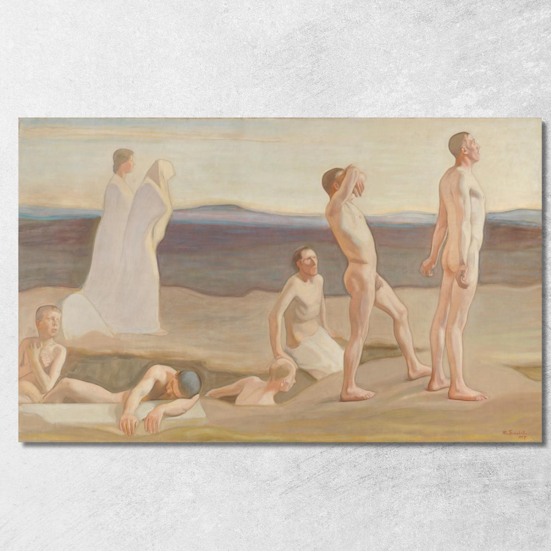 Resurrezione 2 Magnus Enckell mek62 quadro stampato su tela