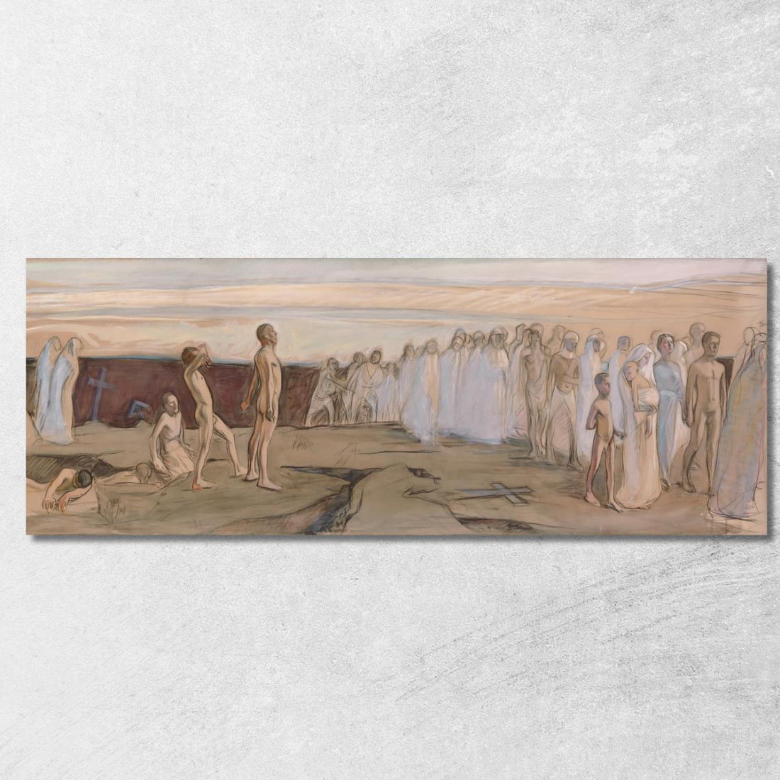 Risurrezione Magnus Enckell mek63 quadro stampato su tela
