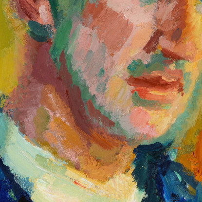 Autoritratto Magnus Enckell mek69 quadro stampato su tela