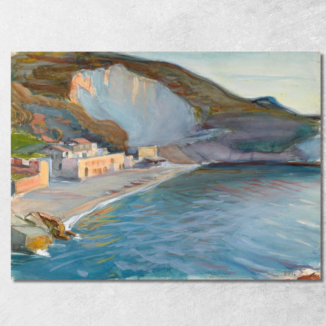 Paesaggio Costiero Della Regione Di Napoli Magnus Enckell mek70 quadro stampato su tela