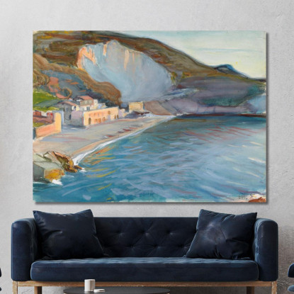 Paesaggio Costiero Della Regione Di Napoli Magnus Enckell mek70 quadro stampato su tela