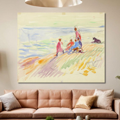 Paesaggio Costiero Magnus Enckell mek71 quadro stampato su tela
