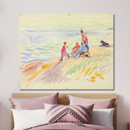 Paesaggio Costiero Magnus Enckell mek71 quadro stampato su tela