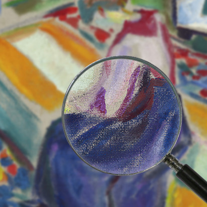 Donna Seduta Su Un Divano Edvard Munch em402 quadro stampato su tela