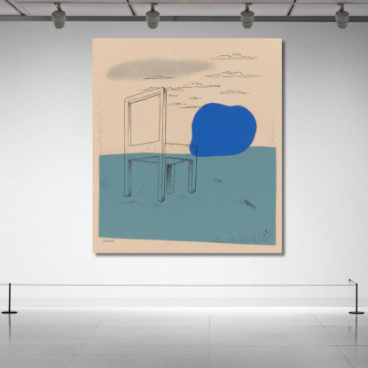 Paesaggio Con Una Sedia Mikuláš Galanda mgl54 quadro stampato su tela