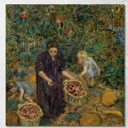 Raccolta Della Frutta Pierre Bonnard pbn20 quadro stampato su tela