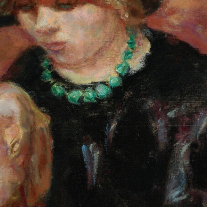 La Donna Con Il Bassetto O Ritratto Di Marthe Bonnard Con Il Bassetto Pierre Bonnard pbn21 quadro stampato su tela
