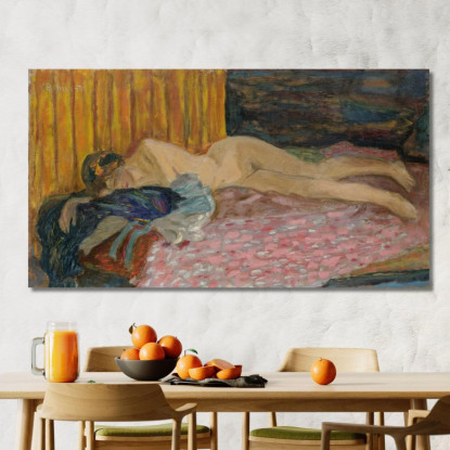 Il Divano Rosa Pierre Bonnard pbn28 quadro stampato su tela