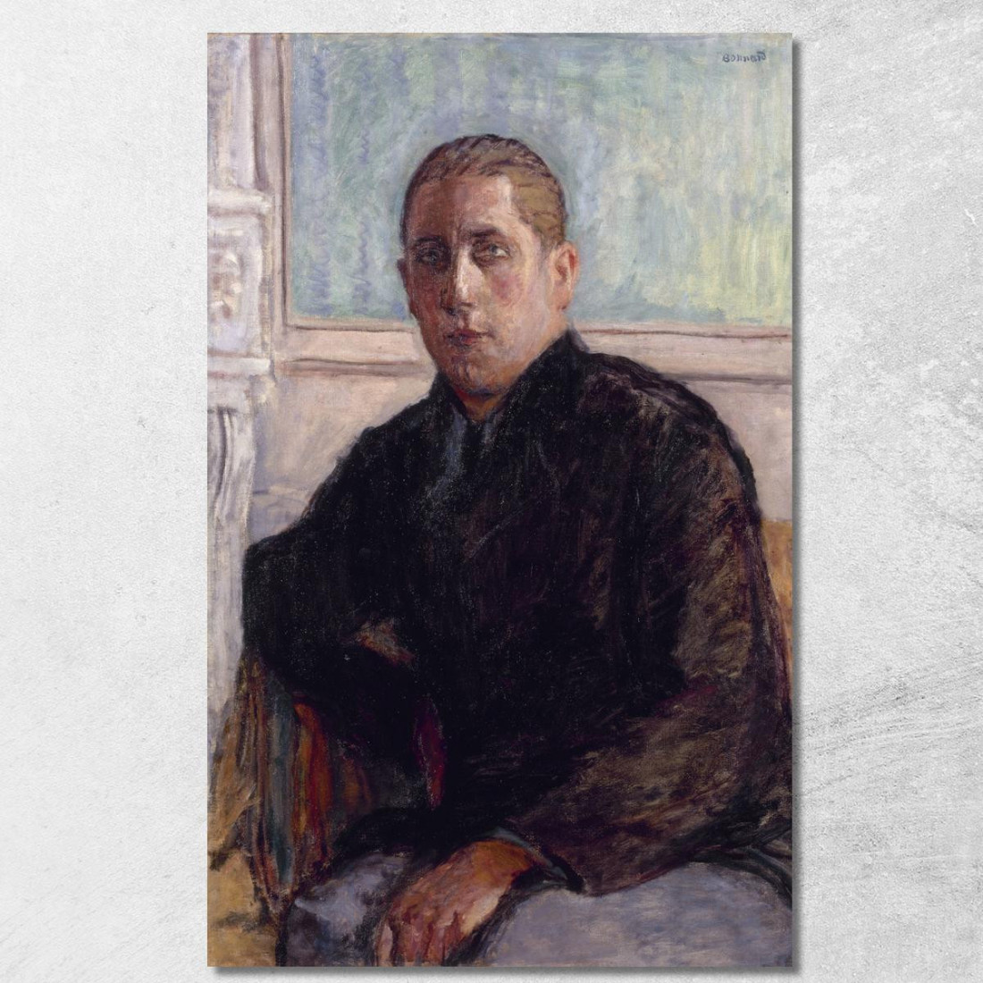 Ritratto Del Dottor Maurice Girardin Pierre Bonnard pbn60 quadro stampato su tela