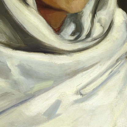 Ragazza Indiana In Coperta Bianca Robert Henri rhn29 quadro stampato su tela