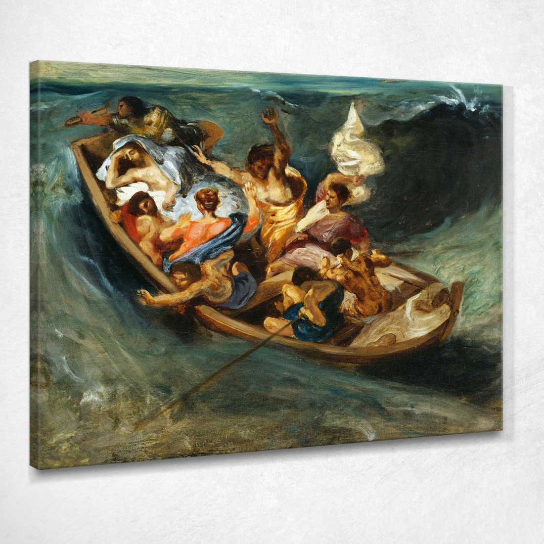 Cristo Sul Mare Di Galilea 1841 Eugène Delacroix edx21 quadro stampato su tela