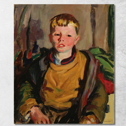 Macnamara Robert Henri rhn38 quadro stampato su tela