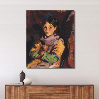 Maria Agnese Robert Henri rhn40 quadro stampato su tela