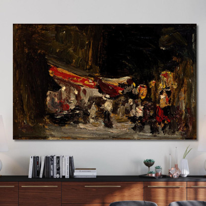Notte Sul Lungomare Robert Henri rhn49 quadro stampato su tela