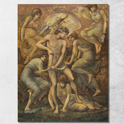 I Campi Di Caccia Di Cupido Sir Edward Coley Burne-Jones ecb11 quadro stampato su tela