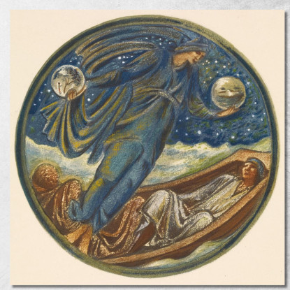 Falso Mercurio Sir Edward Coley Burne-Jones ecb15 quadro stampato su tela