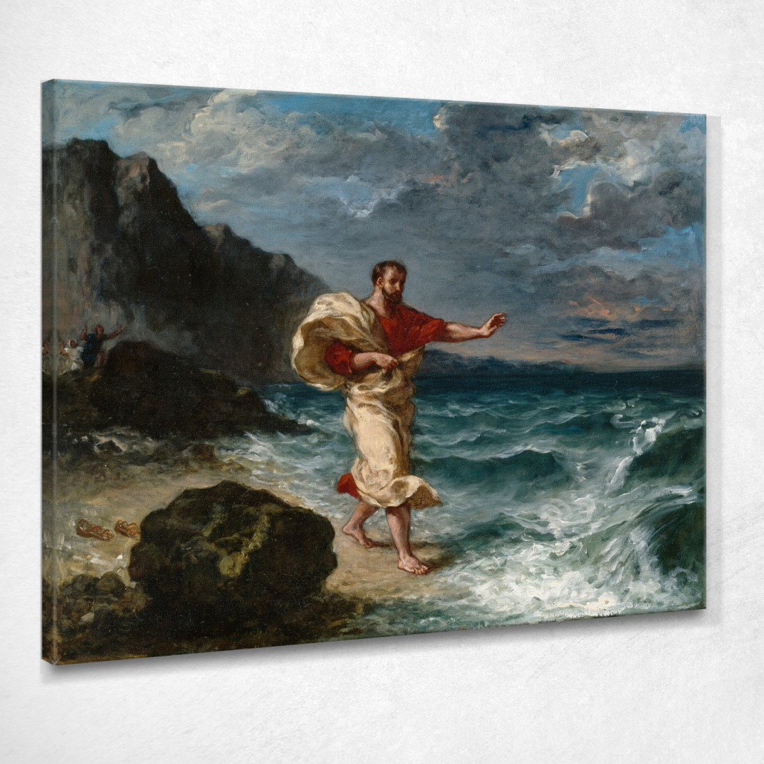 Demostene In Riva Al Mare Eugène Delacroix edx28 quadro stampato su tela